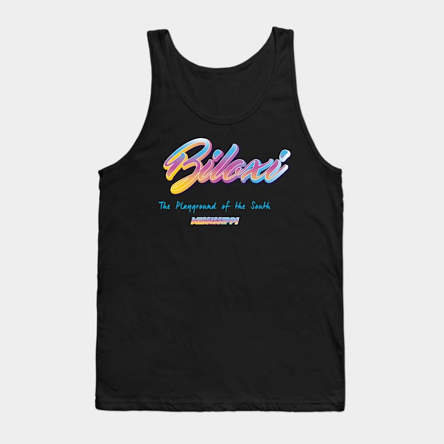 Biloxi Mississippi Tank Top by BY TRENDING SYAIF